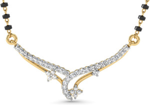 Vachya Devotion 14kt Diamond Yellow Gold Mangalsutra Tanmaniya