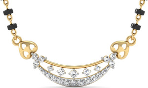 Vachya Devotion 14kt Diamond Yellow Gold Mangalsutra Tanmaniya