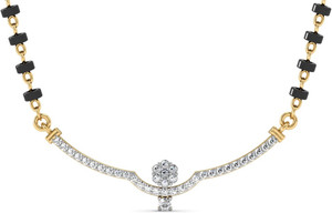 Vachya Devotion 18kt Diamond Yellow Gold Mangalsutra Tanmaniya