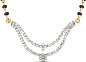Vachya Devotion 14kt Diamond Yellow Gold Mangalsutra Tanmaniya