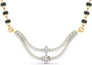 Vachya Devotion 14kt Diamond Yellow Gold Mangalsutra Tanmaniya