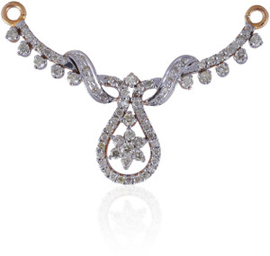 Jisha The Promise 14kt Diamond Yellow Gold Mangalsutra Tanmaniya