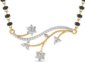 Vachya Devotion 18kt Diamond Yellow Gold Mangalsutra Tanmaniya