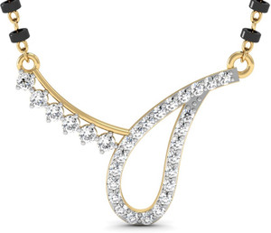 Vachya Devotion 18kt Diamond Yellow Gold Mangalsutra Tanmaniya