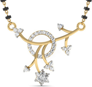Vachya Devotion 18kt Diamond Yellow Gold Mangalsutra Tanmaniya