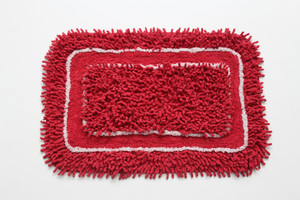 MY HOUSE Cotton Bath Mat BM MORBIDOSO RED