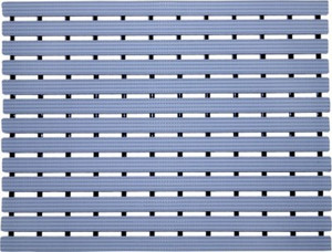 Eurotex Plastic Bath Mat Pvc Ribbed Blue Medium Best Price In