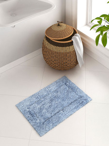 SPACES Cotton Bath Mat SPACES Hygro Forever Blue Cotton Bath Mat - Small