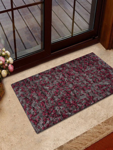 Decorx Cotton Polyester Door Mat Designer Popcorn Door Cum Bath