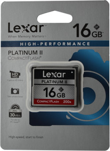 Lexar 16 GB Compact Flash 30 MB/s Memory Card