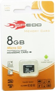 SPEDD Pro 8 GB MicroSD Card Class 4 48 MB/s  Memory Card