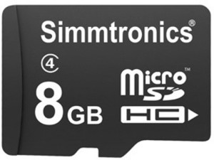 Simmtronics Ultra 8 GB MicroSD Card Class 4 70 MB/s  Memory Card