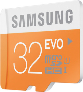 Samsung Evo 32 GB MicroSDHC Class 10 48 MB/s Memory Card