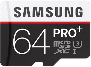 Samsung PRO Plus 64 GB MicroSDXC Class 10 95 MB/s  Memory Card