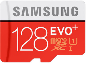 Samsung EVO Plus 128 GB MicroSDXC Class 10 80 MB/s Memory Card