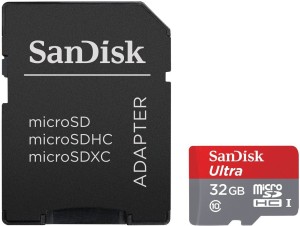 SanDisk Ultra 32 GB MicroSDHC UHS Class 1 48 MB/s  Memory Card