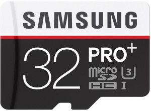 Samsung PRO Plus 32 GB MicroSDHC Class 10 95 MB/s  Memory Card
