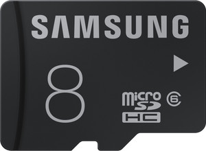 Samsung Class 6 8 GB MicroSDHC Class 6 24 MB/s Memory Card