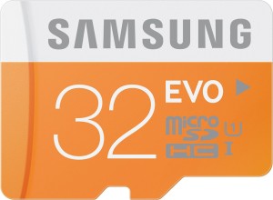 Samsung Evo 32 GB MicroSDHC Class 10 48 MB/s  Memory Card