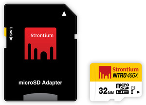 Strontium Nitro 32 GB MicroSDHC Class 10 85 MB/s Memory Card
