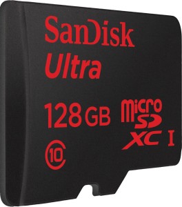 SanDisk Ultra 128 GB MicroSDXC Class 10 80 MB/s  Memory Card