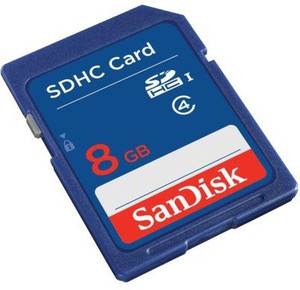 SanDisk SDHC 8 GB SDHC Class 4 15 MB/s Memory Card