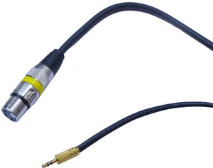 Krown XLR Female to 3.5MM Stereo Male 3 Meter Cable
