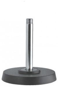 Krown High Quality Desk Heavy Round Base (with extension Rod) - Small Microphone Stand