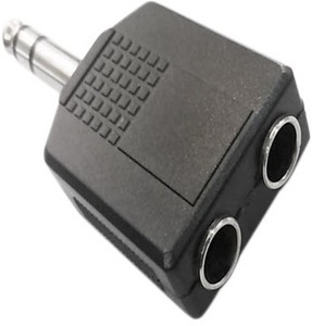 Prodx 6.3mm sterio male to dual 6.3mm female audio pack of 2pes Connector