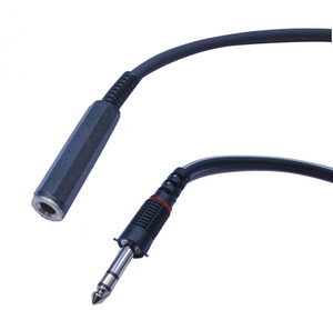 Krown 6.3MM Stereo Female to 6.3 Stereo Male 10 Meter Cable