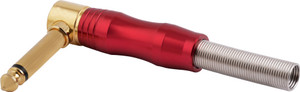 Prodx p-38(6.35mm) right angel mono plug with spring-spl metal Connector