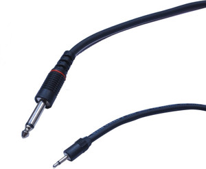 Krown 6.3MM Mono Male to 3.5MM Mono Male 20 Meter Cable