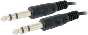 Krown 6.3mm Stereo Male To 6.3 Stereo Mm Male Cable 1.5 Meter Cable