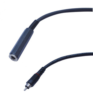 Krown 6.3MM Stereo Female to RCA Male 1.5Meter Cable