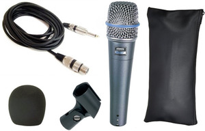 Krown General Professional PA Series Beta-57 XLR Wired Unidirectional Dynamic Mic Microphone