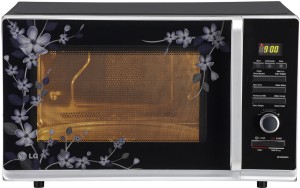 LG 32 L Convection Microwave Oven(MC3283PMPG, Black Paradise Floral)