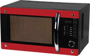 Haier 20 L Convection Microwave Oven(HIL2001CBSH, Black Red)