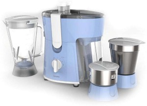 philips hl7576 amaze 600 w juicer mixer grinder(blue, 3 jars)