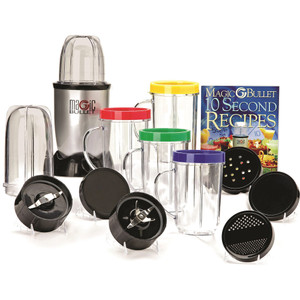 Magic Bullet 17-Piece Express Mixing Set 200 W Juicer Mixer Grinder
