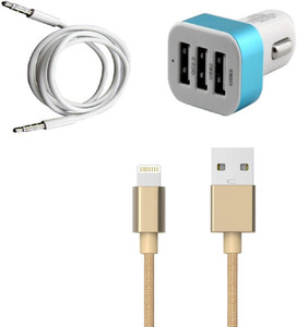 Go4Shopping Wall Charger Accessory Combo for Apple iPhone 5S