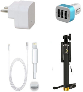 Kart4Smart Wall Charger Accessory Combo for Apple Iphone 5S
