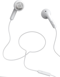 Defunc GO Talk (Swedish Brand) White Wired Headphones