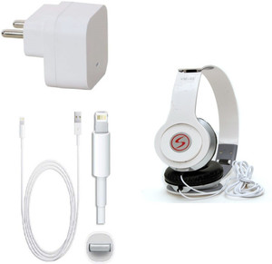 Kart4Smart Wall Charger Accessory Combo for Apple Iphone 5S