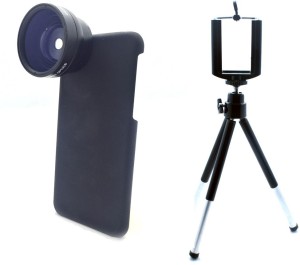 Smiledrive Iphone 6 Plus Hd Super Wide (Inbuilt Macro Lens) With Back Cover And Mobile Tripod Accessory Combo
