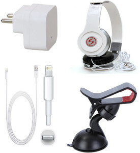 Kart4Smart Wall Charger Accessory Combo for Apple Iphone 5S