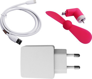 Zebron Wall Charger Accessory Combo for Lenovo K3 Note