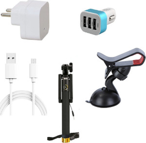 Kart4Smart Wall Charger Accessory Combo for Motorola Moto G3