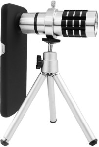 Smiledrive 12x Optical Lens Zoom Kit with Tripod, Back Cover, Lens Ring and Cleaning Cloths Accessory Combo