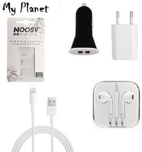 My Planet Cable Accessory Combo for Mobile, Apple Iphone 6