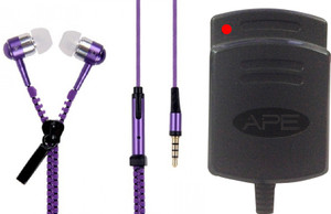Ape Charger and Zipper Handsfreefor Samsung Guru E1200 Accessory Combo